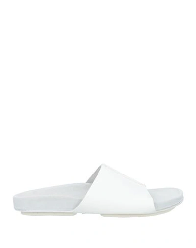 Moma Woman Sandals White Size 10.5 Leather