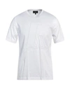 Emporio Armani Man T-shirt White Size M Cotton, Polyester