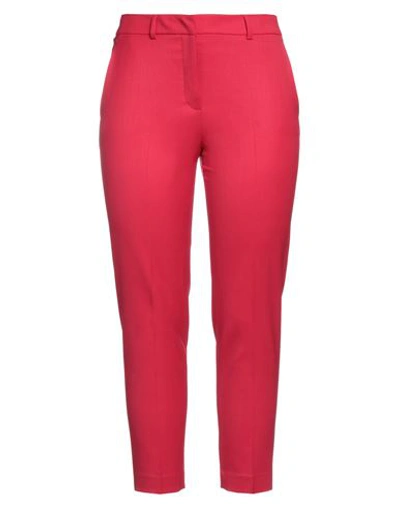 Ql2  Quelledue Ql2 Quelledue Woman Pants Red Size 8 Virgin Wool, Lycra