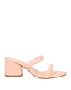 Aeyde Aeydē Woman Sandals Blush Size 10 Soft Leather In Pink