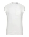 Daniele Fiesoli Man Sweater White Size Xxl Cotton In White