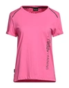 Freddy Woman T-shirt Fuchsia Size L Cotton In Pink