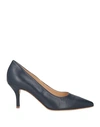 Formentini Woman Pumps Navy Blue Size 9 Soft Leather