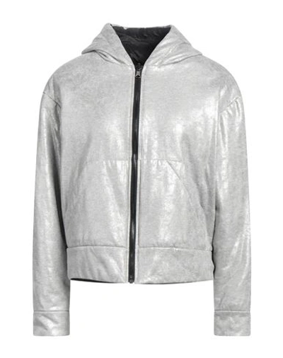 Virna Drò® Virna Drò Woman Jacket Silver Size 3 Cotton