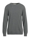 Piacenza Cashmere 1733 Man Sweater Grey Size 48 Virgin Wool