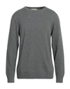 Piacenza Cashmere 1733 Man Sweater Grey Size 48 Virgin Wool In Grey