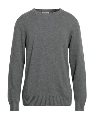 Piacenza Cashmere 1733 Man Sweater Grey Size 48 Virgin Wool