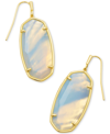 Kendra Scott Faceted Elle Drop Earrings In Iridescent Opalite Illusion