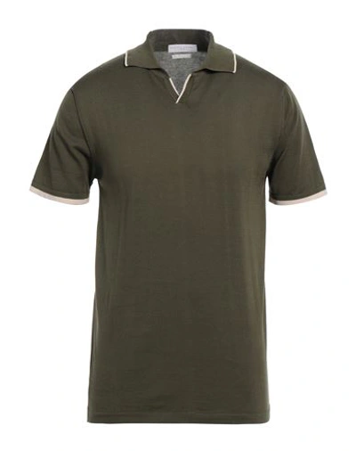 Daniele Fiesoli Man Sweater Military Green Size Xxl Cotton In Green