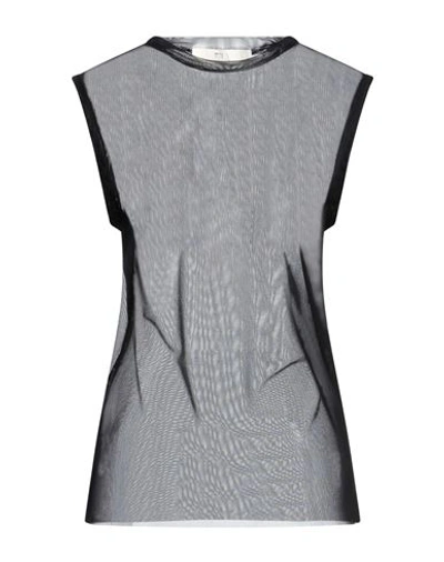 Tela Woman Top Black Size M Polyamide, Elastane In Black