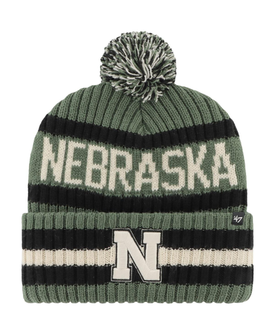 47 Brand Men's ' Green Nebraska Huskers Oht Military-inspired Appreciation Bering Cuffed Knit Hat Wit