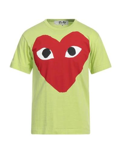 Comme Des Garçons Man T-shirt Acid Green Size M Cotton