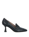 Pomme D'or Woman Loafers Black Size 5 Soft Leather In Black