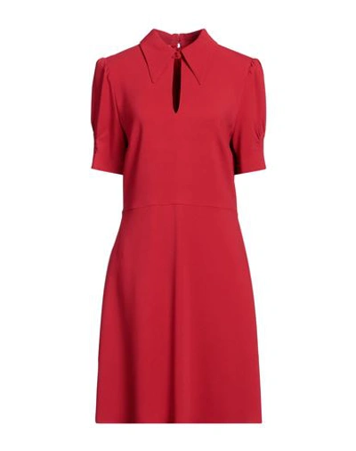 Stella Mccartney Woman Mini Dress Red Size 2-4 Viscose, Acetate, Elastane