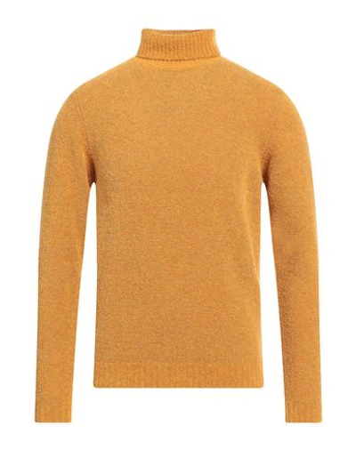 Heritage Man Turtleneck Marigold Size 46 Wool, Nylon In Yellow