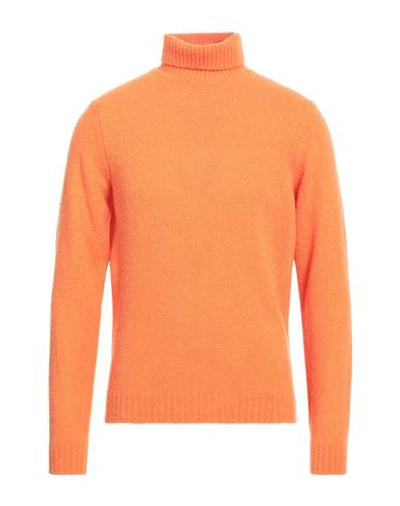 Heritage Man Turtleneck Orange Size 44 Wool, Nylon