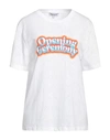 OPENING CEREMONY OPENING CEREMONY WOMAN T-SHIRT WHITE SIZE S COTTON, POLYESTER