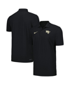 Nike Black Wake Forest Demon Deacons Sideline Polo In Black