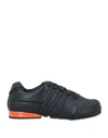Y-3 WOMAN SNEAKERS BLACK SIZE 6.5 SOFT LEATHER