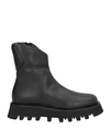 Pomme D'or Woman Ankle Boots Black Size 6 Soft Leather In Black