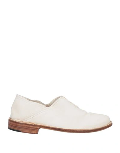 Astorflex Woman Loafers Ivory Size 8 Soft Leather In White