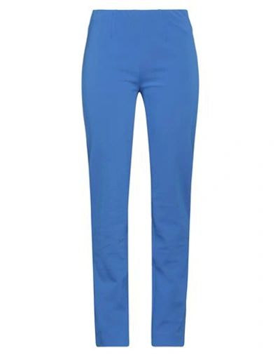 Seductive Woman Pants Bright Blue Size 4 Polyamide, Elastane
