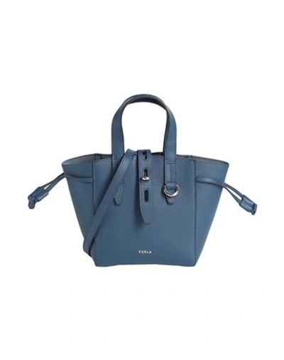 Furla Woman Handbag Midnight Blue Size - Leather