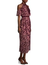 THREE FLOOR Tokyo Embroidered Lace Shift Dress