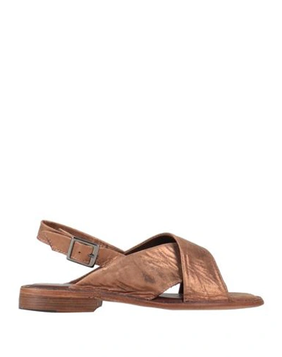 Astorflex Woman Sandals Light Brown Size 8 Soft Leather In Beige
