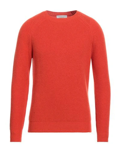 Filippo De Laurentiis Man Sweater Red Size 42 Cotton