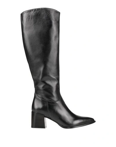 Rebel Queen Woman Knee Boots Black Size 7 Soft Leather