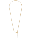 LUCKY BRAND GOLD-TONE SNAKE 24" ADJUSTABLE LARIAT NECKLACE