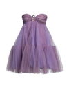 Aniye By Woman Short Dress Mauve Size 8 Polyamide In Purple