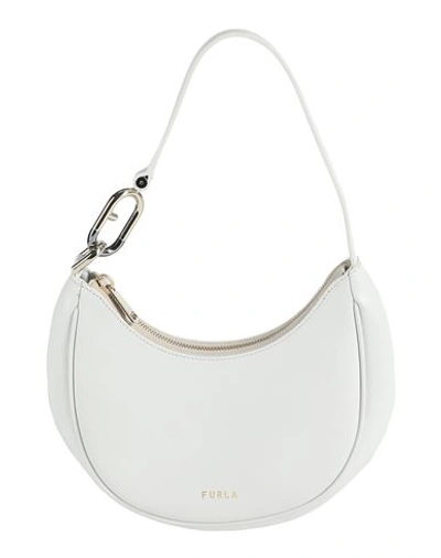 Furla Woman Handbag Light Grey Size - Calfskin