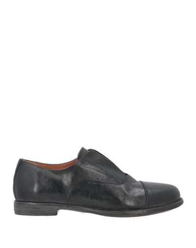 Moma Man Loafers Black Size 12 Leather In Black