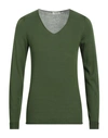 Crossley Man Sweater Green Size Xl Cotton