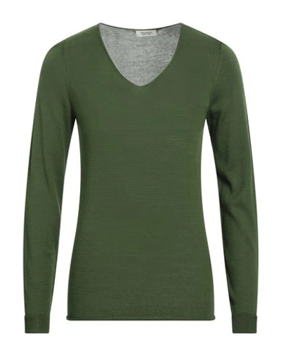 Crossley Man Sweater Green Size Xl Cotton