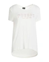 Freddy Woman T-shirt Cream Size M Viscose, Elastane In White