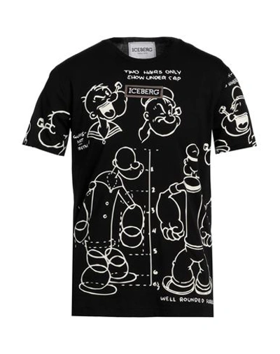 Iceberg Peanuts Graphic-print T-shirt In Black