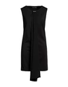 Frankie Morello Woman Mini Dress Black Size 4 Polyester, Elastane