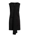 Frankie Morello Woman Mini Dress Black Size 4 Polyester, Elastane In Black