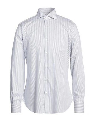 Barba Napoli Man Shirt Off White Size 17 Cotton