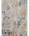 NOURISON HOME RUSTIC TEXTURES RUS02 BEIGE AND GRAY 7'10" X 10'6" AREA RUG