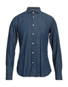 Tintoria Mattei 954 Shirts In Blue