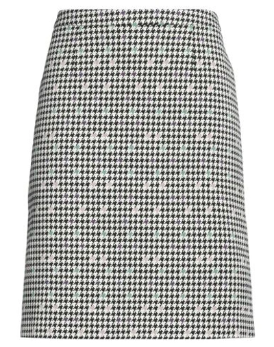 Paule Ka Woman Mini Skirt Black Size 6 Cotton, Polyester, Polyamide, Elastane