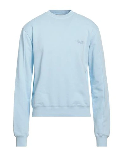 Gmbh Man Sweatshirt Sky Blue Size Xl Organic Cotton