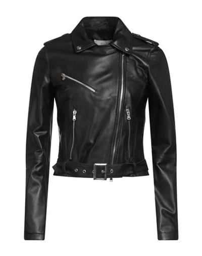 Accuà By Psr Woman Jacket Black Size 2 Soft Leather