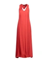 SISTE'S SISTE'S WOMAN MAXI DRESS RED SIZE S RAYON, POLYESTER