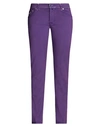 Jacob Cohёn Woman Pants Purple Size 33 Cotton, Elastane