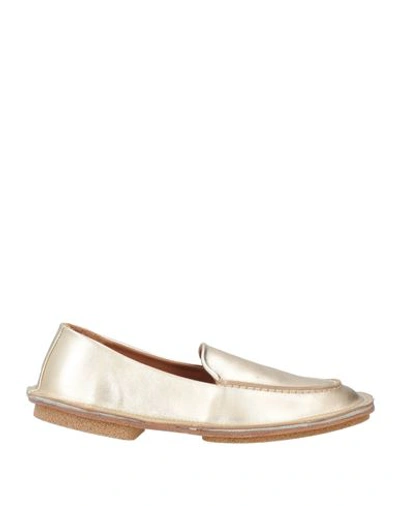 Moma Woman Loafers Gold Size 10 Leather